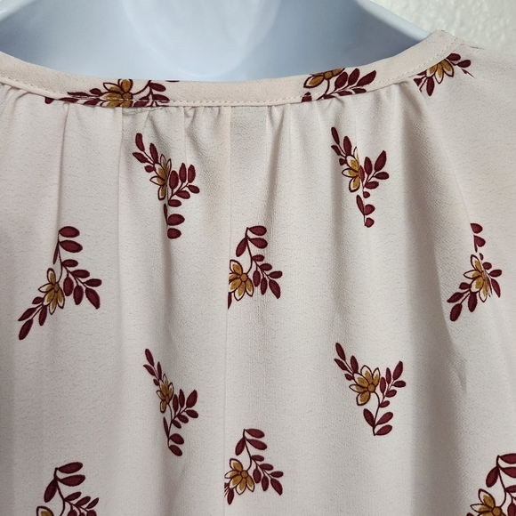 B Collection By Bobeau Bridgette Peasant Top - Picture 6 of 9